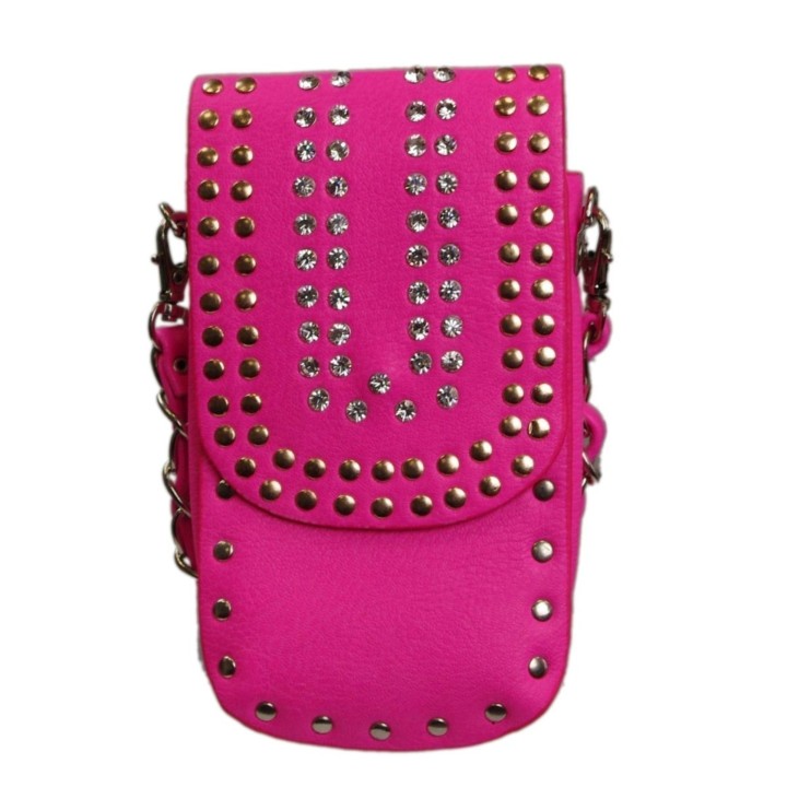 Sacs  pour smartphone strass, 5775 Fuchsia