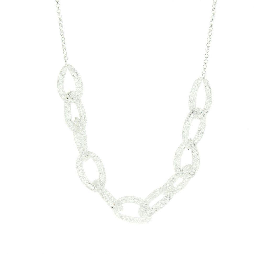 Collier femme, Coeur en strass, XS-2259 Argent - 9678-31310