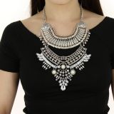 Collier femme, Coeur en strass, XS-2259