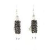 70mm rhodium Creole Earrings PRIMEROSE