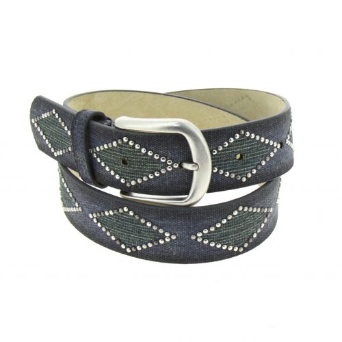 FASHIONGEN - Women genuine Italian leather belt LUNA, Made in France at   Women’s Clothing store
