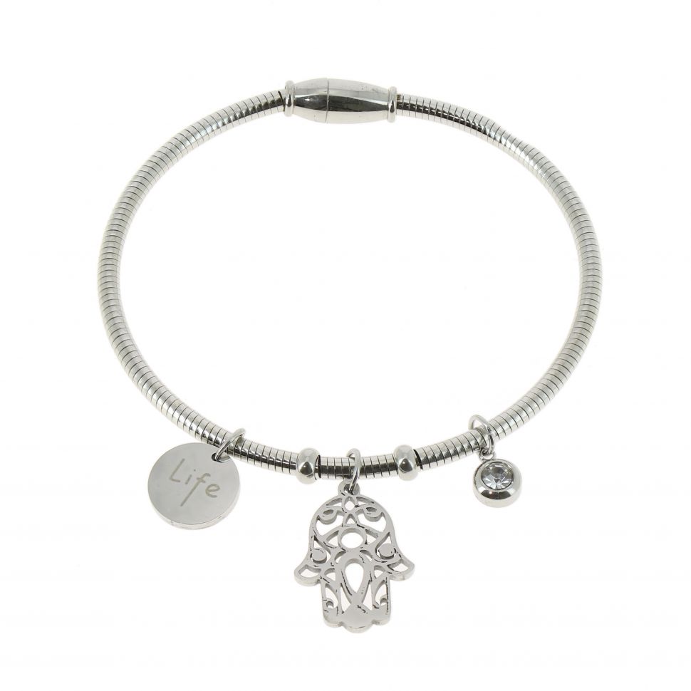 Bracciale in acciaio inossidabile da donna, KIMBERLY