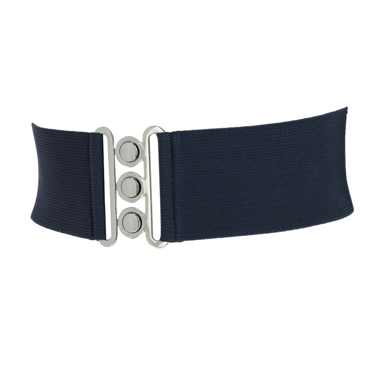 Wide Waist Elasticated Woman Belt Made in France, GLORIA 