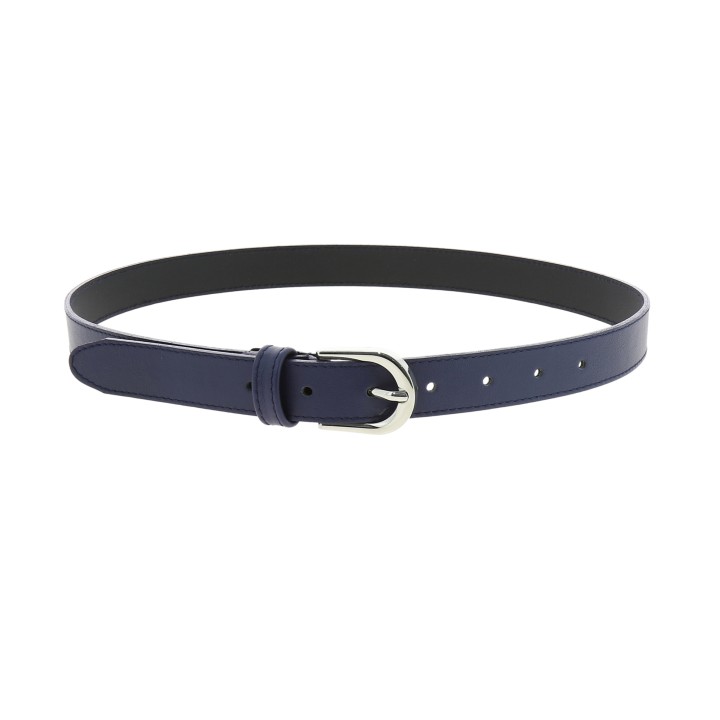 Women genuine Italian leather belt LUNA, Made in France