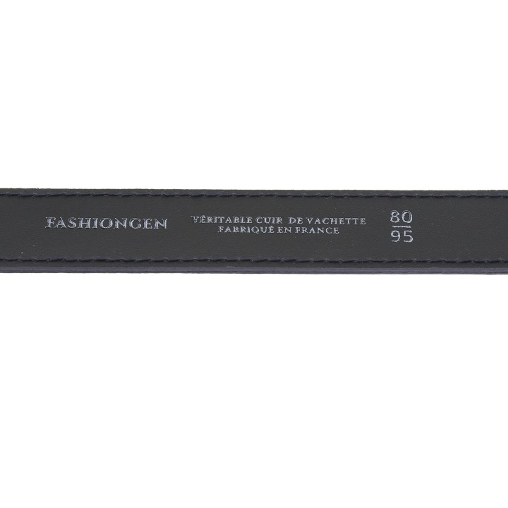 Women genuine Italian leather belt LUNA, Made in France