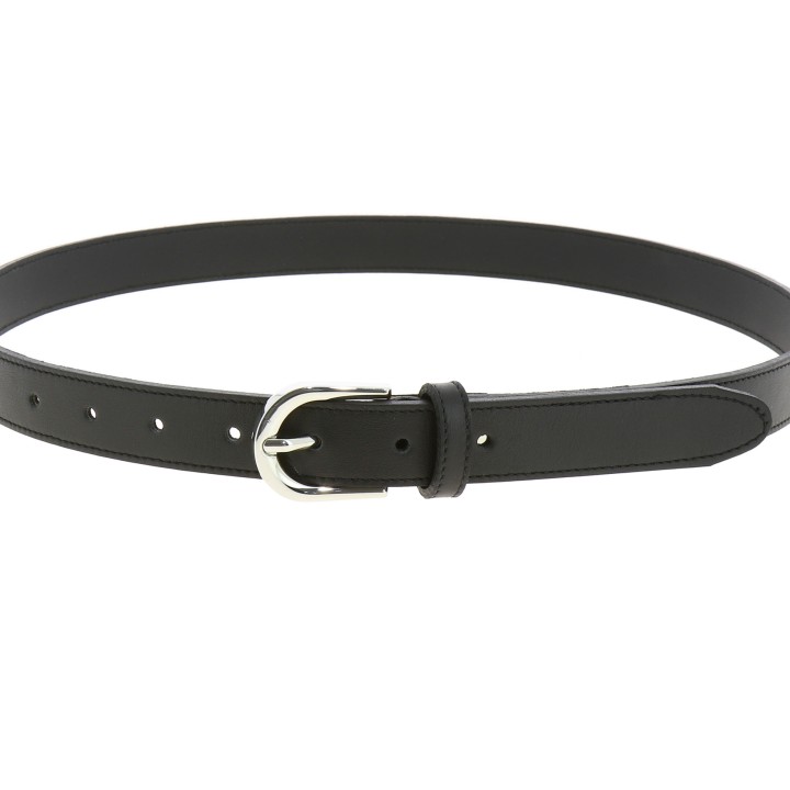 Women genuine Italian leather belt LUNA, Made in France