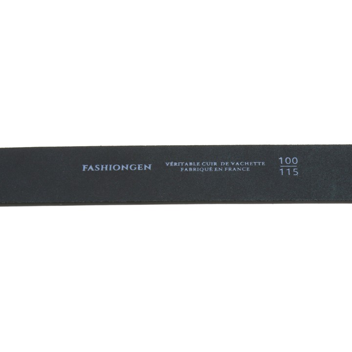Women's Belt 1.2 Inches Width, Genuine Italian Leather, HENRIETTA, Made in France