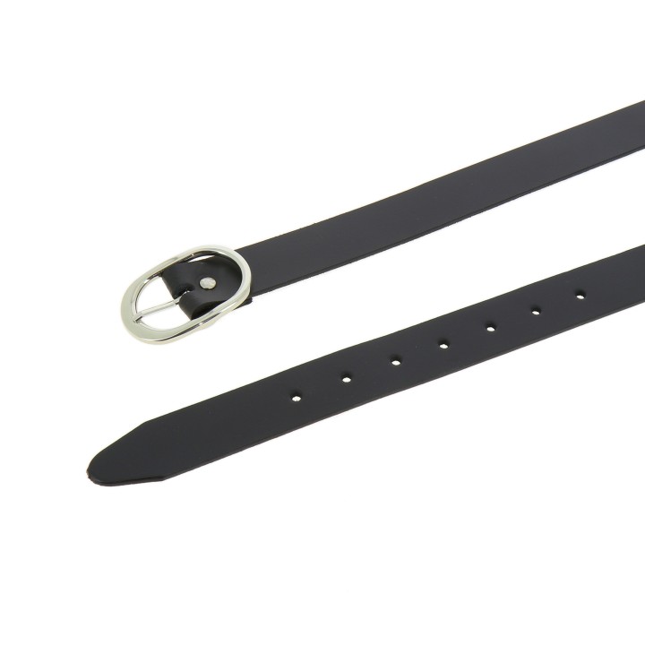 Women's Belt 1.2 Inches Width, Genuine Italian Leather, HENRIETTA, Made in France