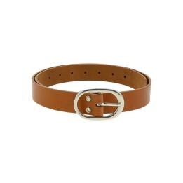 Women's Belt 1.2 Inches Width, Genuine Italian Leather, HENRIETTA, Made in France