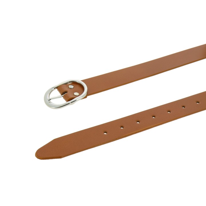 Ceinture femme en Cuir de Vachette  HENRIETTA, Fabriqué en France