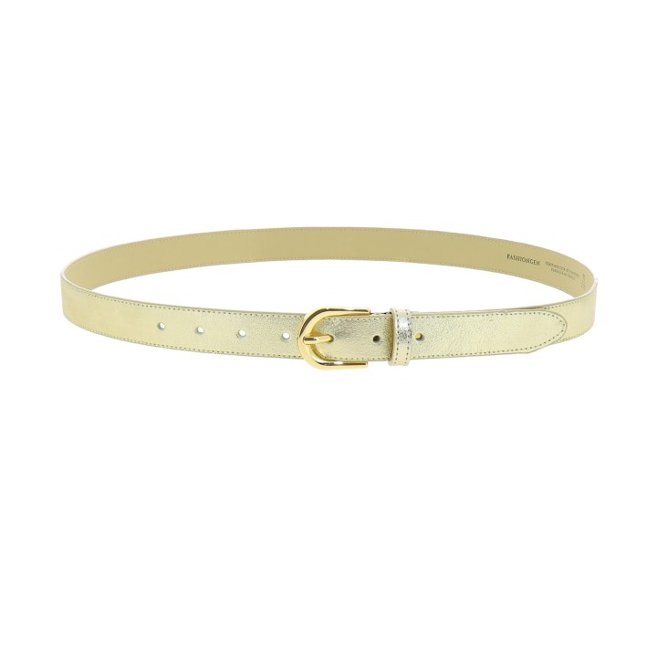 Ceinture pour femme en Cuir Italien, LUNA, Fabriqué en France