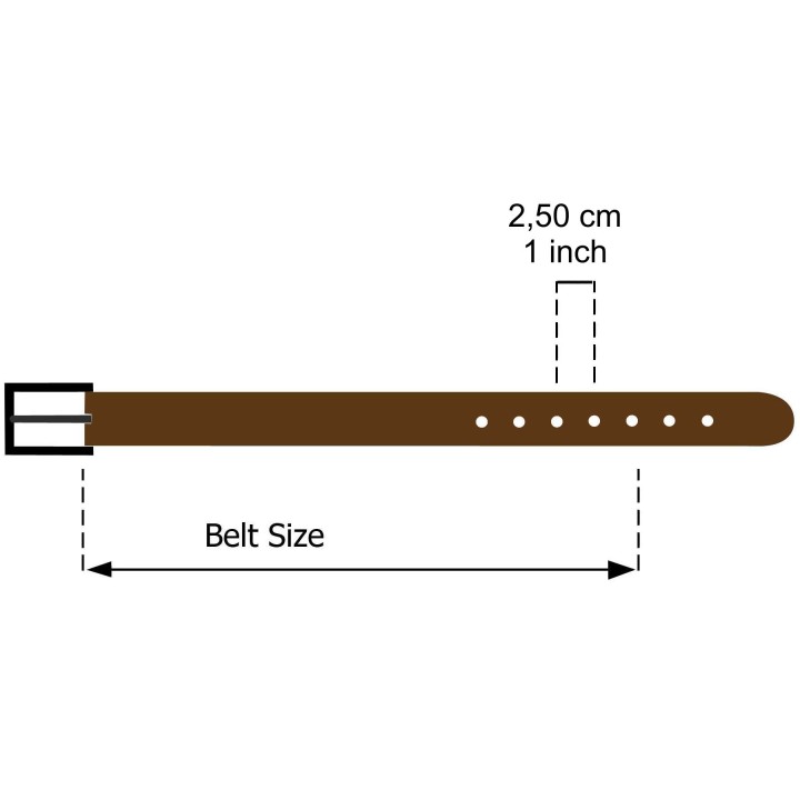 Women's Belt 1.2 Inches Width, Genuine Italian Leather, HENRIETTA, Made in France