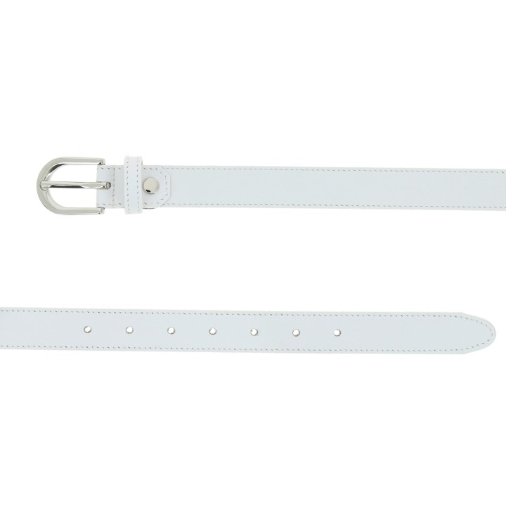 Ceinture pour femme en Cuir Italien, LUNA, Fabriqué en France