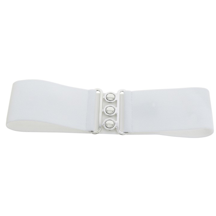 Wide Waist Elasticated Woman Belt Made in France, GLORIA 