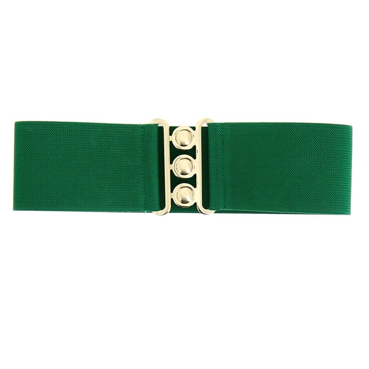Wide Waist Elasticated Woman Belt Made in France, GLORIA 