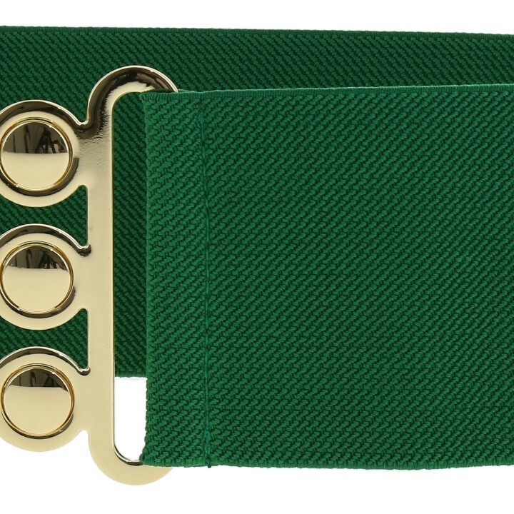 Wide Waist Elasticated Woman Belt Made in France, GLORIA 