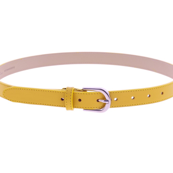 Ceinture pour femme en Cuir Italien, LUNA, Fabriqué en France