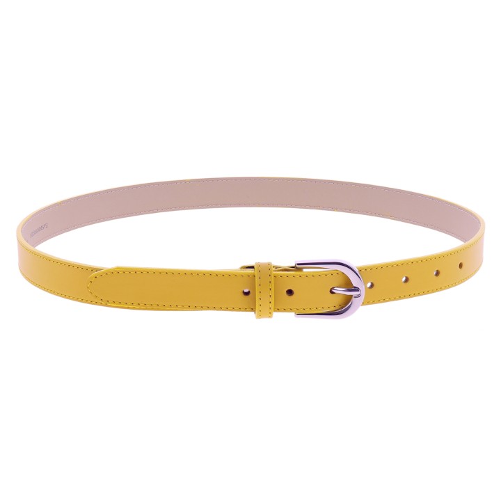 Ceinture pour femme en Cuir Italien, LUNA, Fabriqué en France