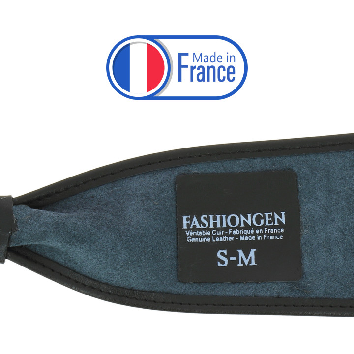 Ceinture femme Obi Cuir d'Italie, fabriqué en France, CASSIANE