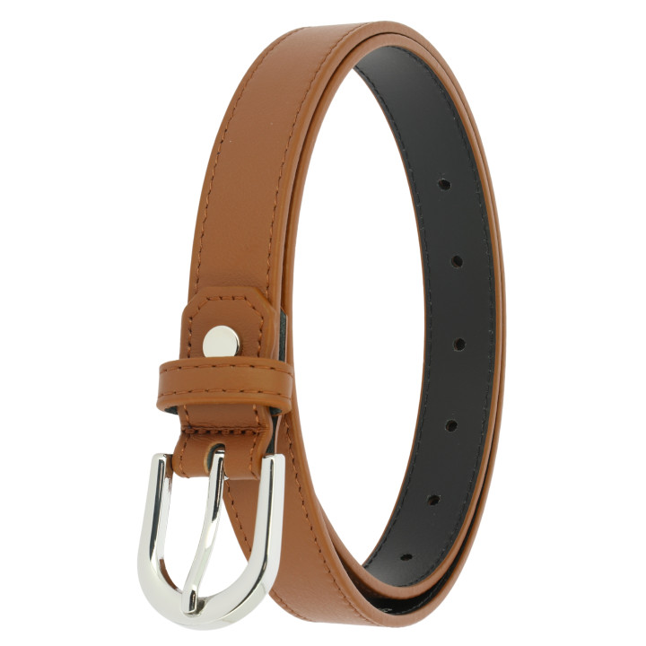 Ceinture pour femme en Cuir Italien, LUNA, Fabriqué en France