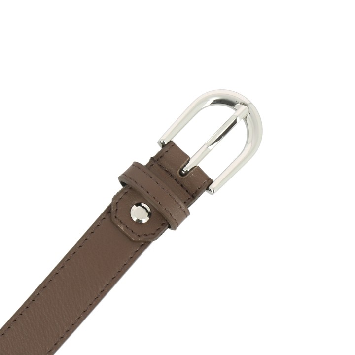 Ceinture pour femme en Cuir Italien, LUNA, Fabriqué en France