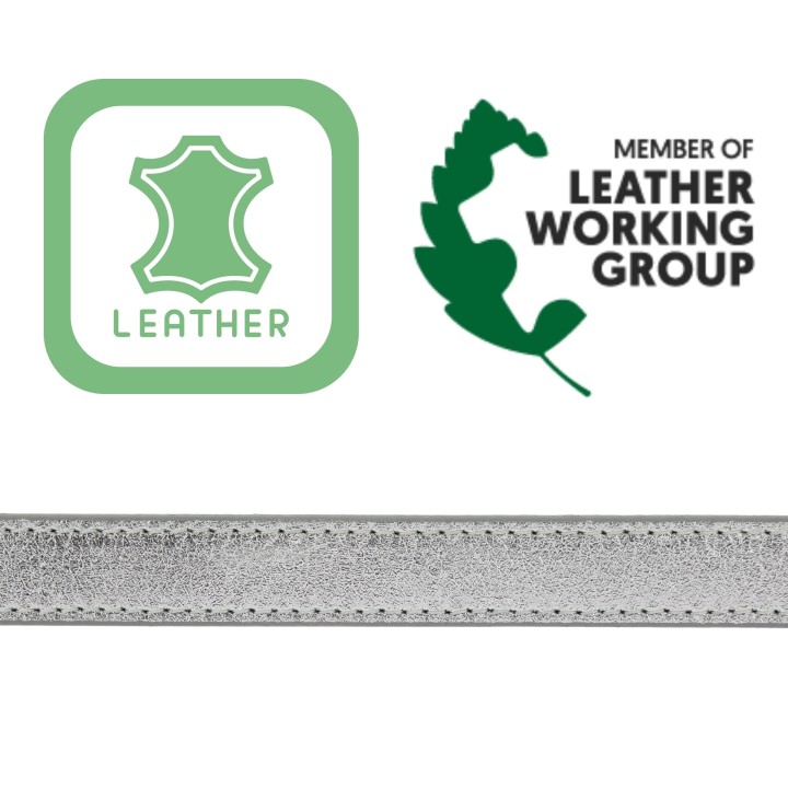 Ceinture femme 2 cm Véritable CUIR ITALIEN, LINDA