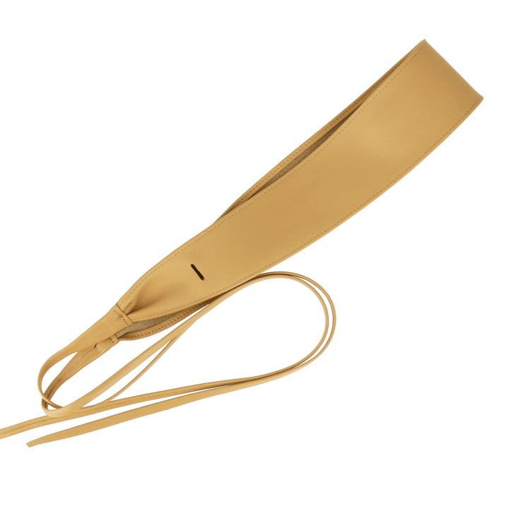 Woman Italian leather Obi belt, CASSIANE