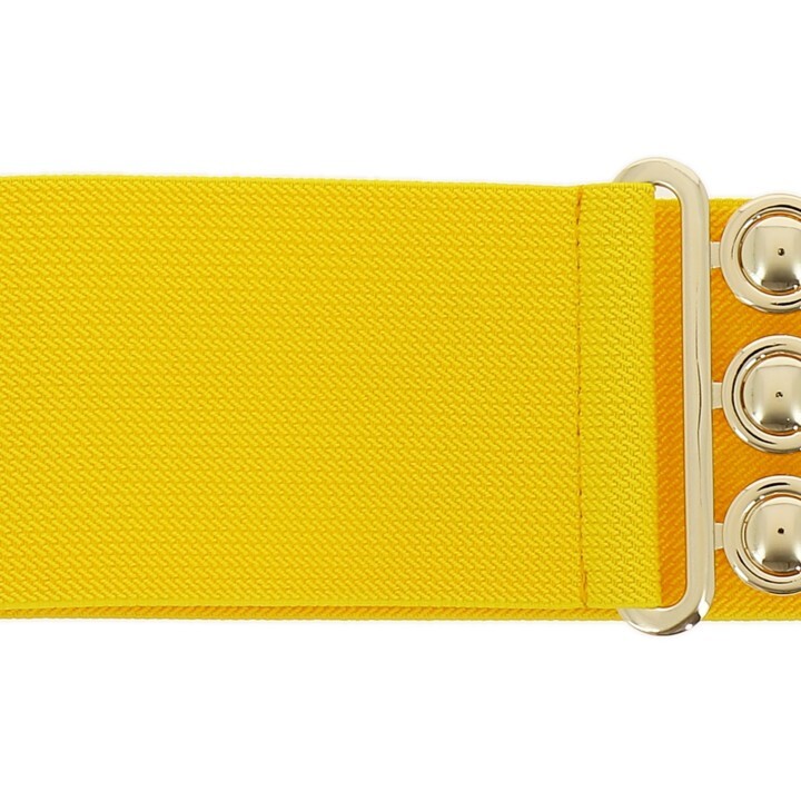 Wide Waist Elasticated Woman Belt Made in France, GLORIA 