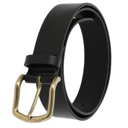 Vegetable tanned bull leather belt, for women and men, ALFONSA
