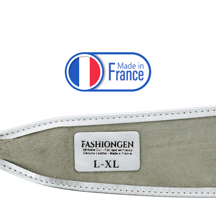 Woman Italian leather Obi belt, CASSIANE