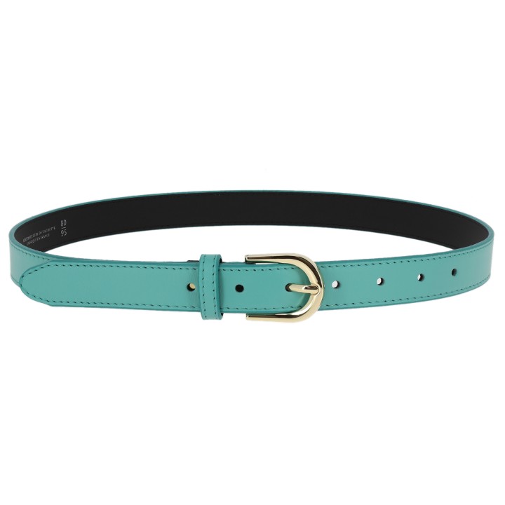 Ceinture pour femme en Cuir Italien, LUNA, Fabriqué en France