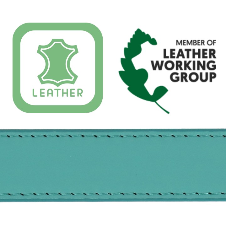 Women genuine Italian leather belt LUNA, Made in France
