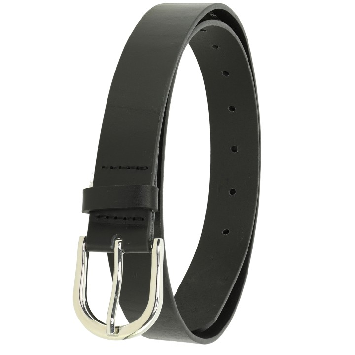 Cowhide leather belt for women, vegetable tanning, RIVOLI