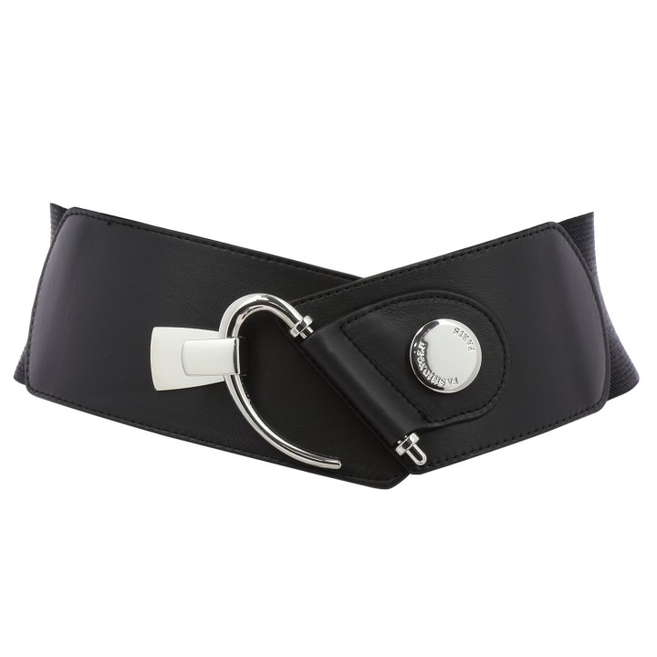 grossiste Ceinture femme élastique large à boucle 3 boutons, Fabriqué en France