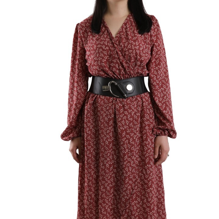 grossiste Ceinture femme élastique large à boucle 3 boutons, Fabriqué en France