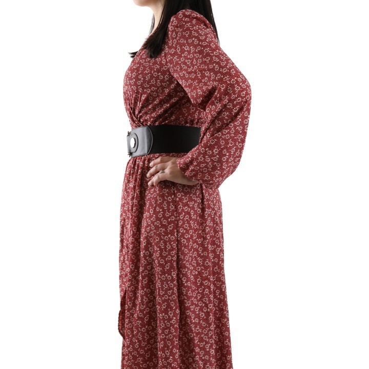 Wide Waist Elasticated Woman Belt Made in France, GLORIA