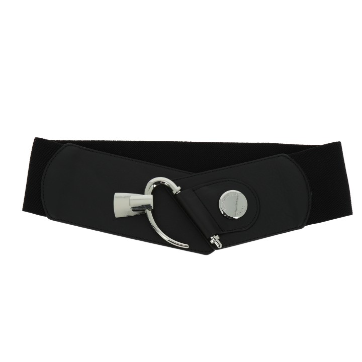 grossiste Ceinture femme élastique large à boucle 3 boutons, Fabriqué en France