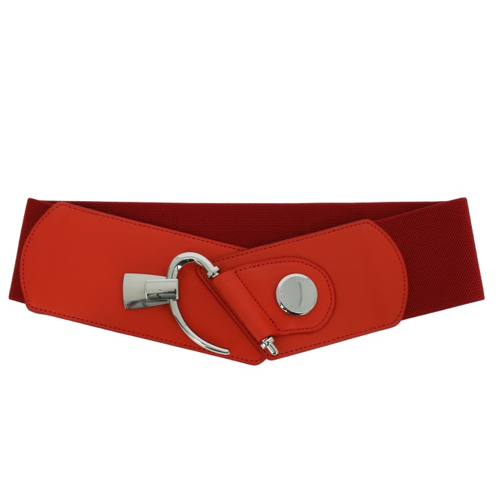 grossiste Ceinture femme élastique large à boucle 3 boutons, Fabriqué en France