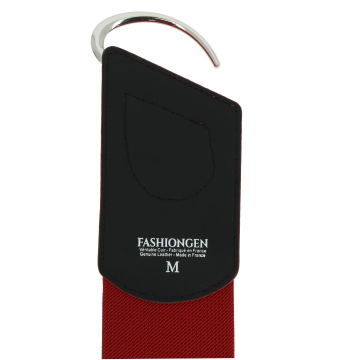 grossiste Ceinture femme élastique large à boucle 3 boutons, Fabriqué en France