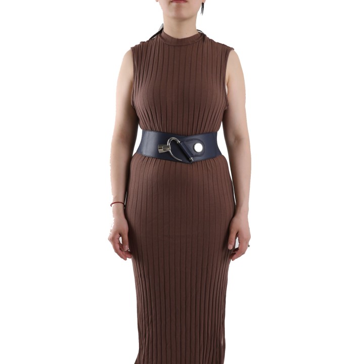 grossiste Ceinture femme élastique large à boucle 3 boutons, Fabriqué en France