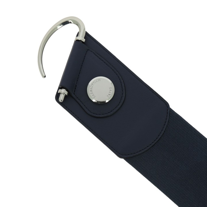 Wide Waist Elasticated Woman Belt Made in France, GLORIA
