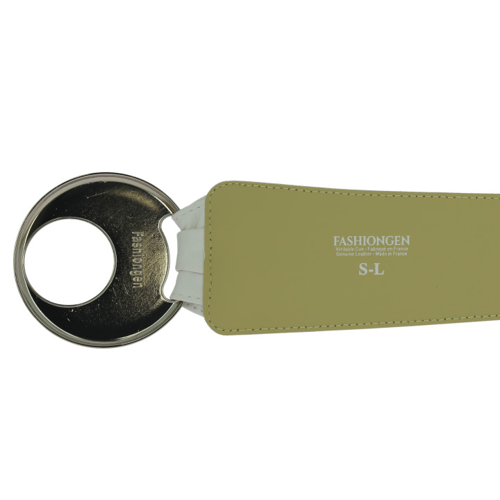 VANESSA leatherette large belt