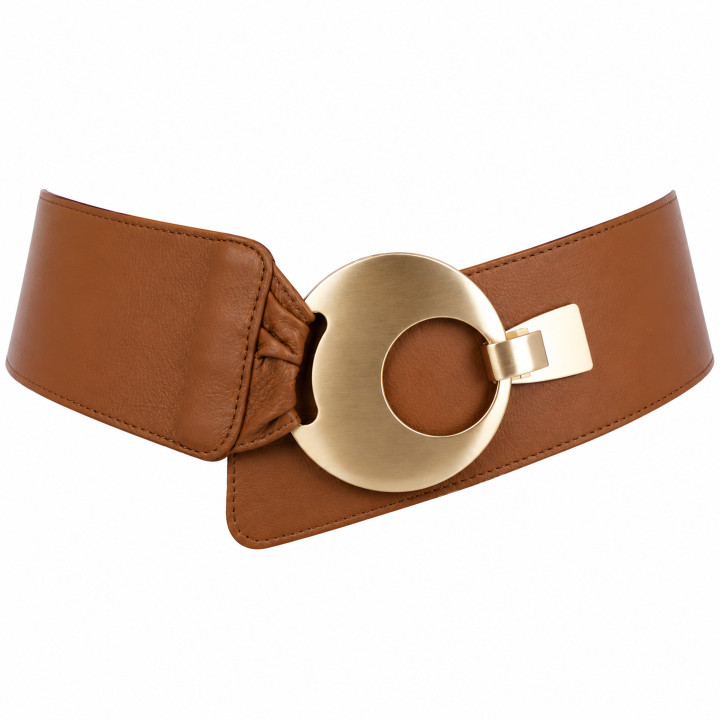 VANESSA leatherette large belt