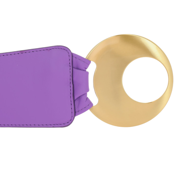 FASHIONGEN Ceinture large femme boucle ronde croisé VANESSA