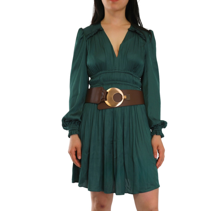 VANESSA leatherette large belt
