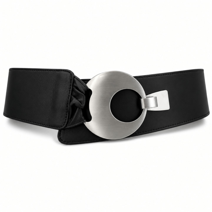 VANESSA leatherette large belt