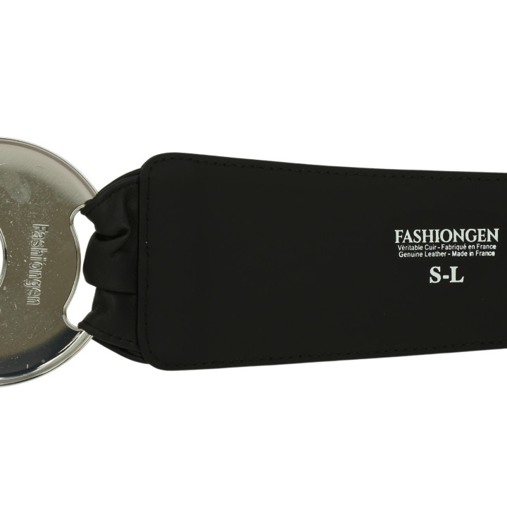 VANESSA leatherette large belt