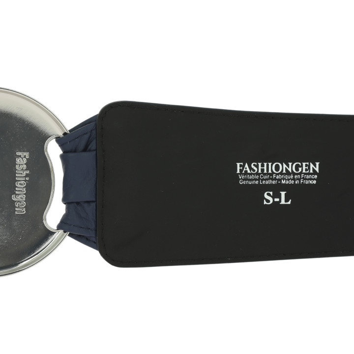 FASHIONGEN Ceinture large femme boucle ronde croisé VANESSA