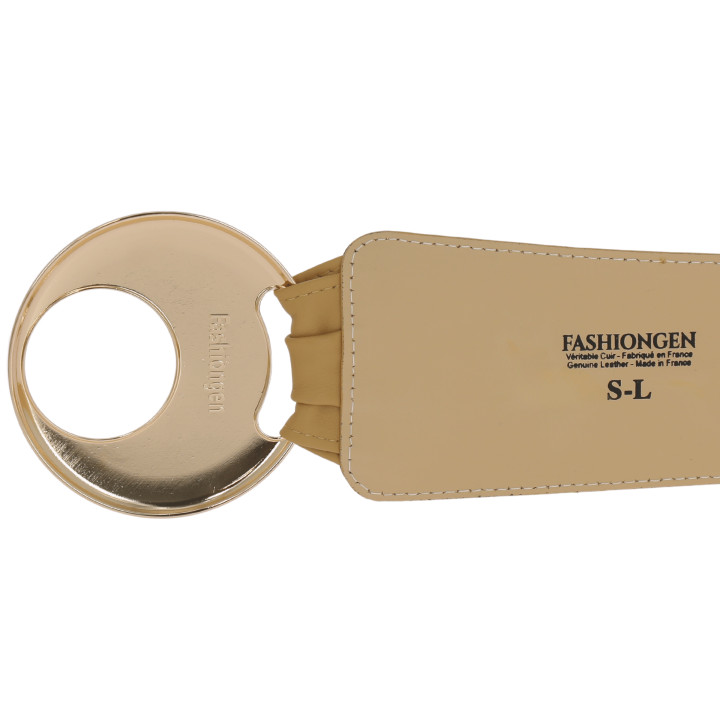 VANESSA leatherette large belt