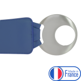 Ceinture en Cuir véritable large femme boucle ronde croisé SOLAINE